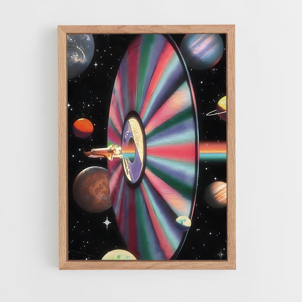 Poster Cosmos Rétro – affiche Espace rétro (vue 4)